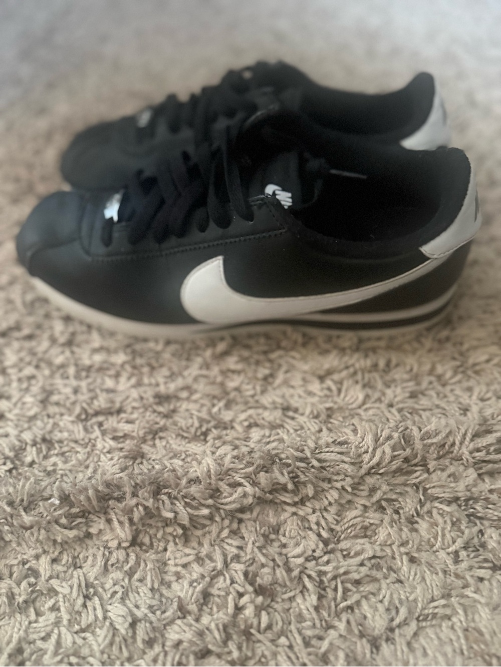 Nike Cortez Sneakers with White Swoosh